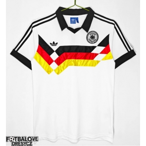 Německo 1988-1989 Retro Domácí Dres Krátký Rukáv Německo 1988-1989 Retro Domácí Dres Krátký Rukáv
